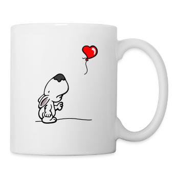 Bull Terrier Bank Say - Mug blanc - blanc - Droite