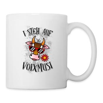I steh auf Voixmusi - Tasse - Weiß - Rechts