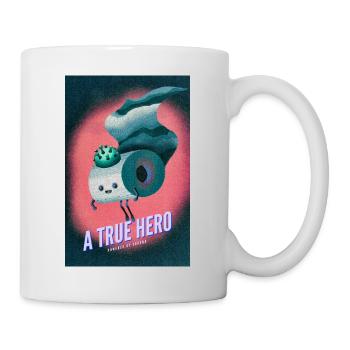 Un vrai héros - Corona - Mug blanc - blanc - Droite
