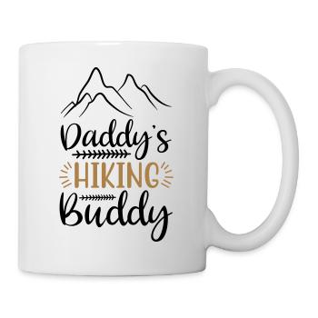 DADDY'S HIKING BUDDY - Tasse - Weiß - Rechts