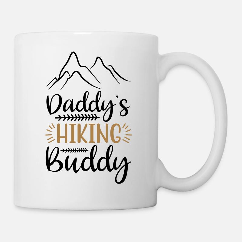 DADDY'S HIKING BUDDY - Mug - white