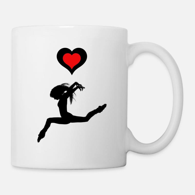 Coeur de danseurs - Mug blanc - blanc