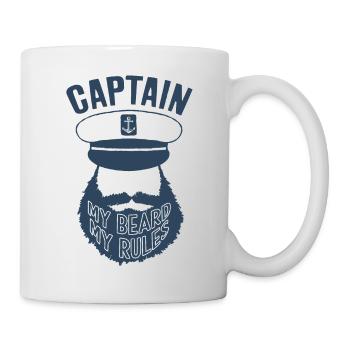 RÈGLES DU BATEAU CAPITAINE BARBE - Mug blanc - blanc - Droite