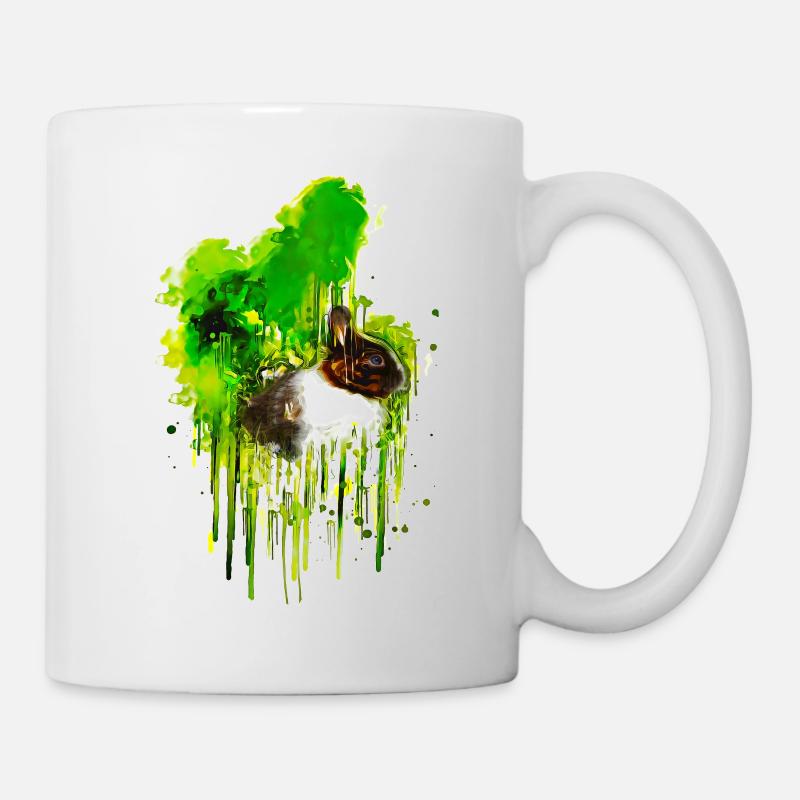 Kaninchen - Tasse - Weiß