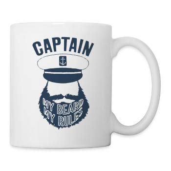 CAPTAIN BEARD RULES BOAT - Mug - white - Right