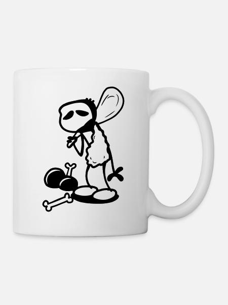 Steinzeitmenschen-Willy - Tasse - Weiß