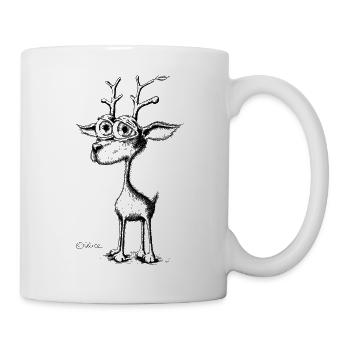 Hirschfuzzie - Mug blanc - blanc - Droite