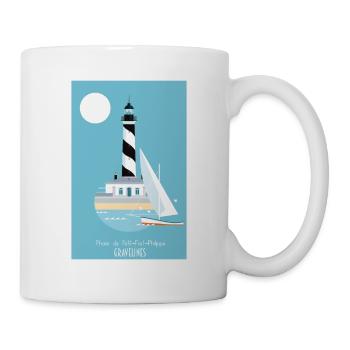 Gravelines Lighthouse - Mug - white - Right