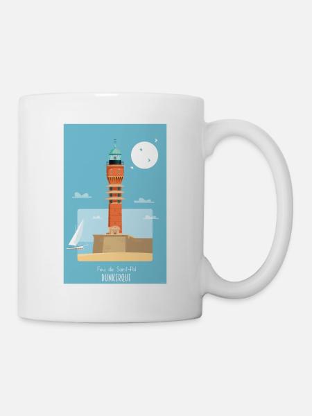 phare st pol Dunkerque - Mug blanc - blanc