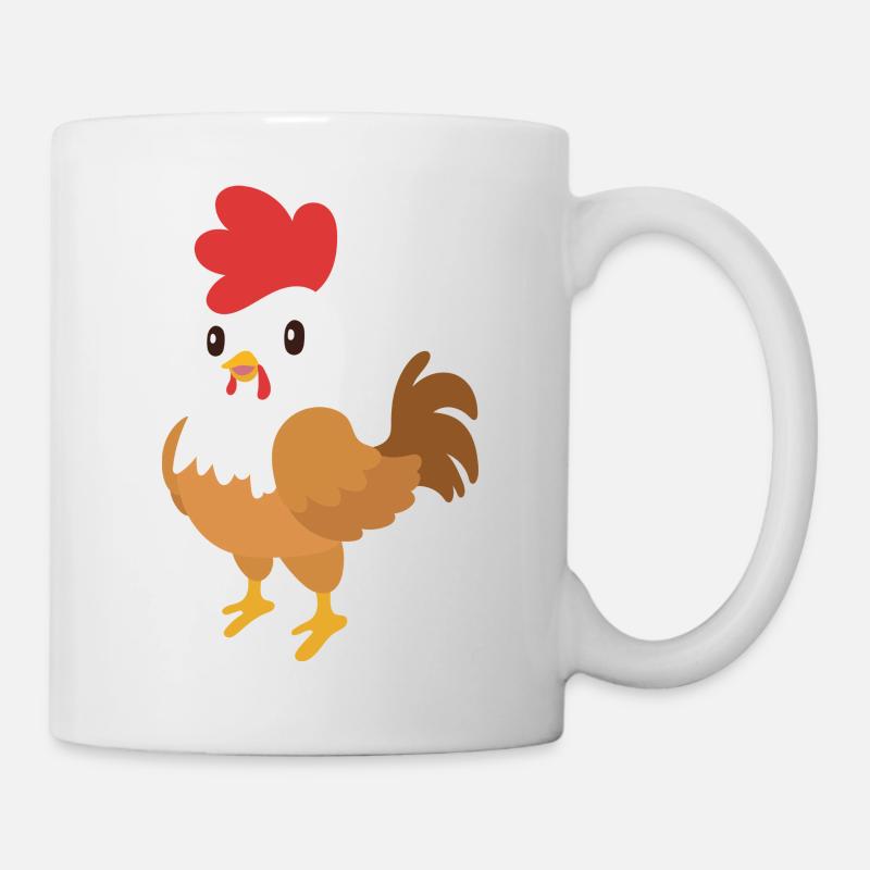 Coq - Mug blanc - blanc