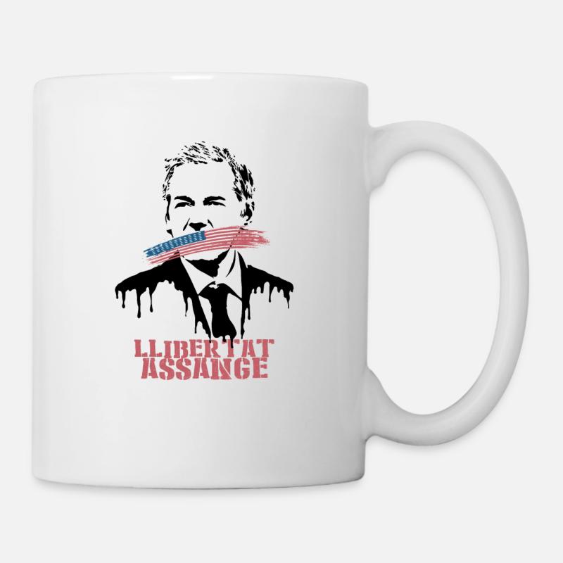 Llibertat Assange - Mug blanc - blanc