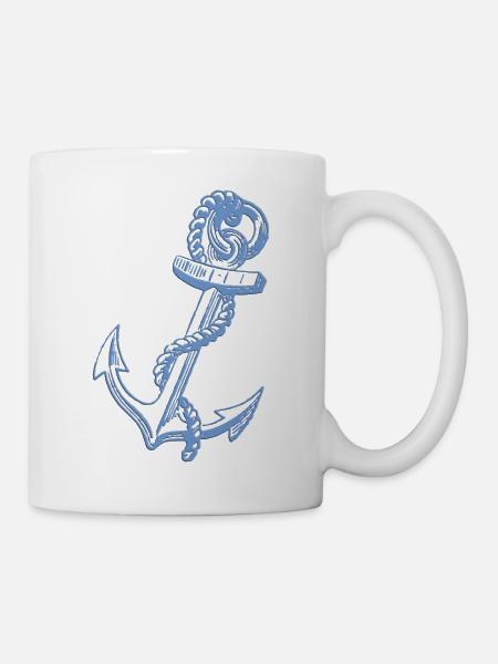 Anker - Tasse - Weiß