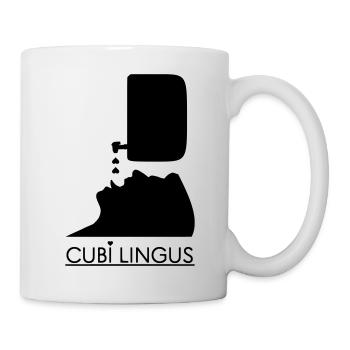 CUBI LINGUS! - Tasse - Weiß - Rechts