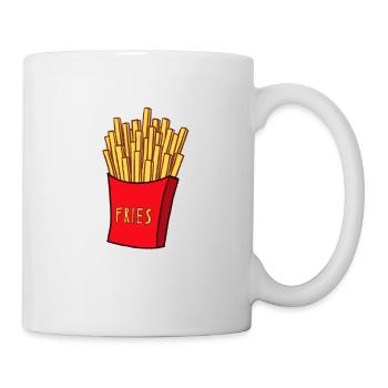 Pommes frittes - Tasse - Weiß - Rechts