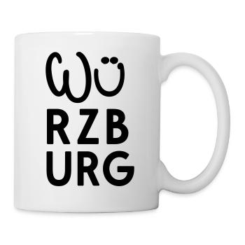 würzburg - alle die Würzburg lieben - Tasse - Weiß - Rechts