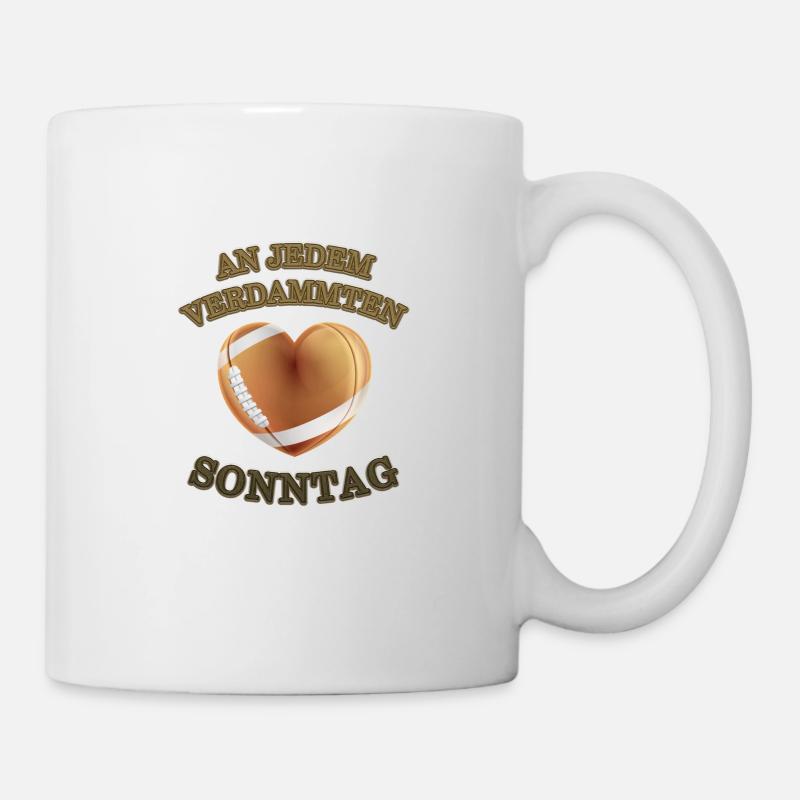An Jedem Verdammten Sonntag - Tasse - Weiß