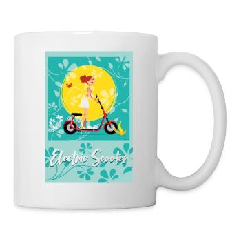 ELECTRICSCOOTER2 - Mug - white - Right