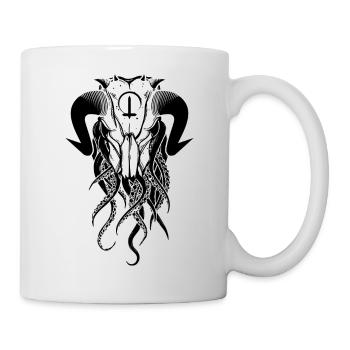 Crâne Cthulhu - Mug blanc - blanc - Droite