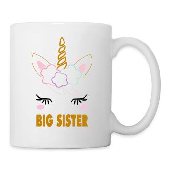 Licorne grande soeur - Mug blanc - blanc - Droite