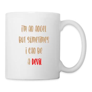 Ange et démon - Mug blanc - blanc - Droite
