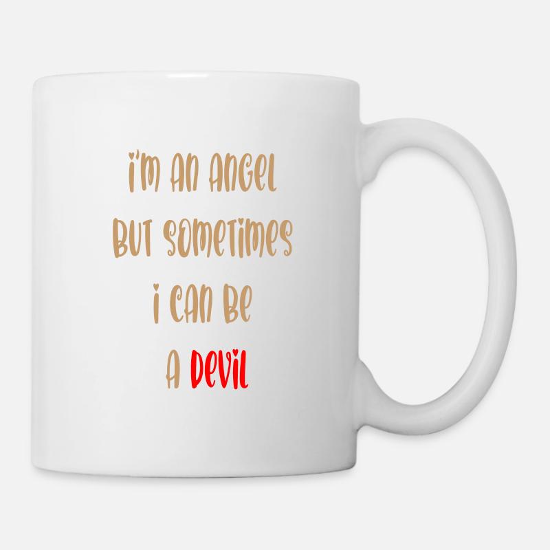 Ange et démon - Mug blanc - blanc