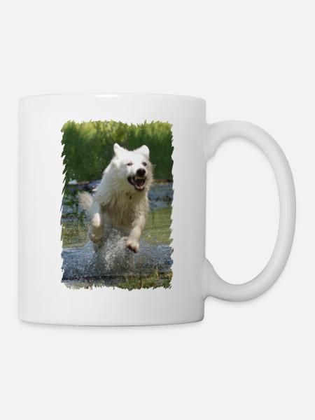White Shepherd Dog - Mug - white