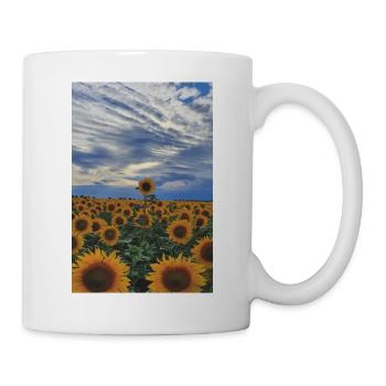 Sunflower Flower Sun Gift Landscape Nature - Mug - white - Right