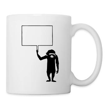 Ape Your Statement * Personalisierter Spruch - Tasse - Weiß - Rechts