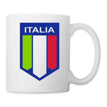 Flagge Italien - Tasse - Weiß - Rechts