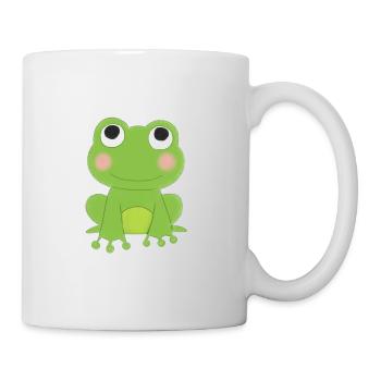 Frosch - Tasse - Weiß - Rechts