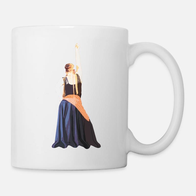 Flamenco Tänzerin - Tasse - Weiß