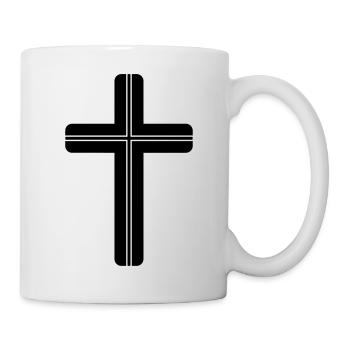 Simple cross symbol - Mug - white - Right