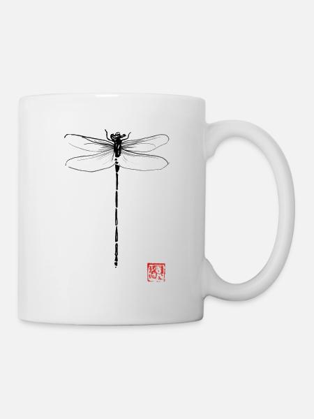 dragonfly - Mug - white