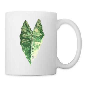 Alocasia Frydek leaf - Mug - white - Right