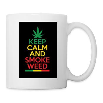 Smoke weed - Mug - white - Right