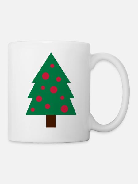 Christmas Tree / Weihnachtsbaum / Tannenbaum - Tasse - Weiß