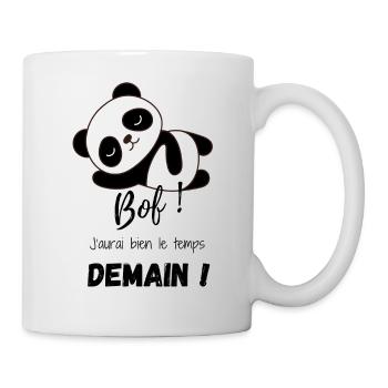 Panda Tranquille - Mug blanc - blanc - Droite