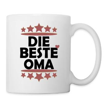 Beste Oma - Tasse - Weiß - Rechts