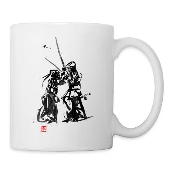 Kendo, a martial art from Japan - Mug - white - Right