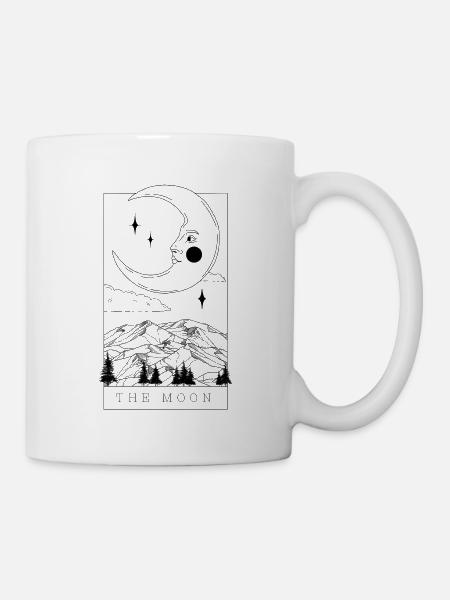 MAGIC | Tarotkarte The Moon - Tasse - Weiß
