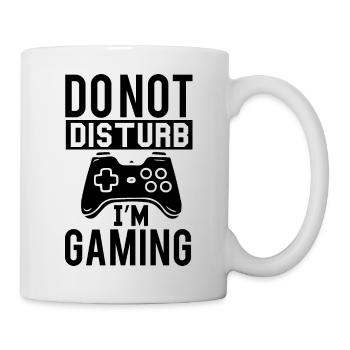" Do Not Disturb I'm Gaming " - Mug - white - Right