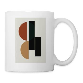 modern art, Balance - Tasse - Weiß - Rechts