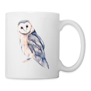Eule - Tasse - Weiß - Rechts