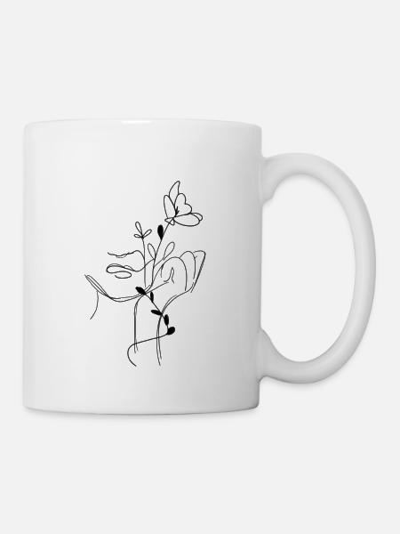some flower girl - Tasse - Weiß
