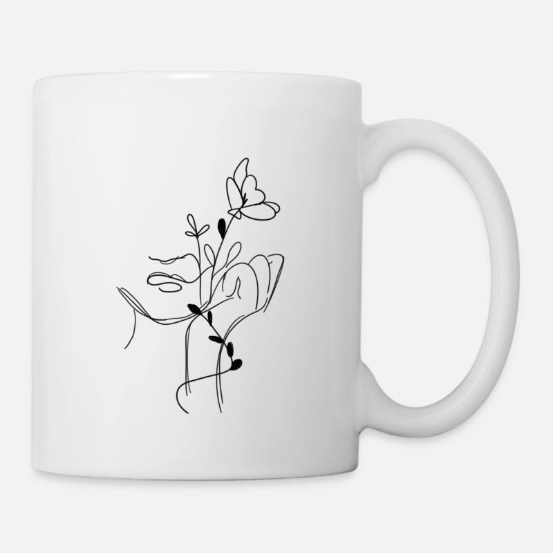 some flower girl - Tasse - Weiß