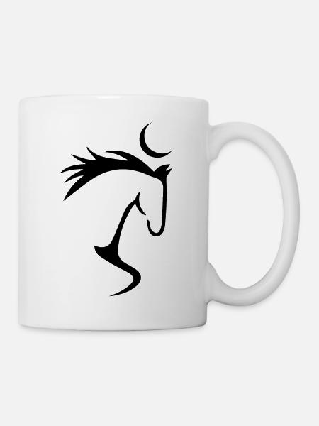 Cheval cheval - Mug blanc - blanc