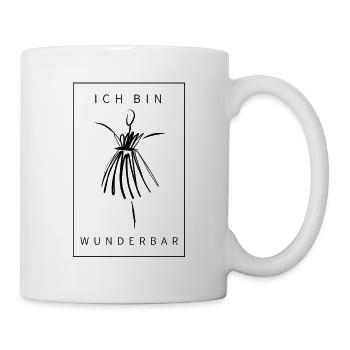 Ich bin wunderbar minimalistische Zeichnung - Tasse - Weiß - Rechts