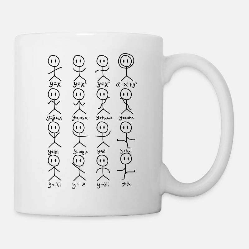 Professeur de maths Algésèt Danse Mathématiques - Mug blanc - blanc