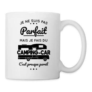 Je ne suis pas parfait mais je fais du camping-car - Mug blanc - blanc - Droite