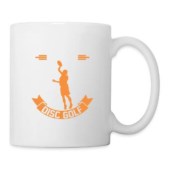 Disc Golf Papa Discgolfer Papa Vatertag Geschenk - Tasse - Weiß - Rechts